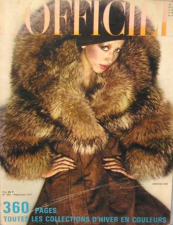 pat cleveland famous African American fashion model cover lofficiel magazine cover 1971