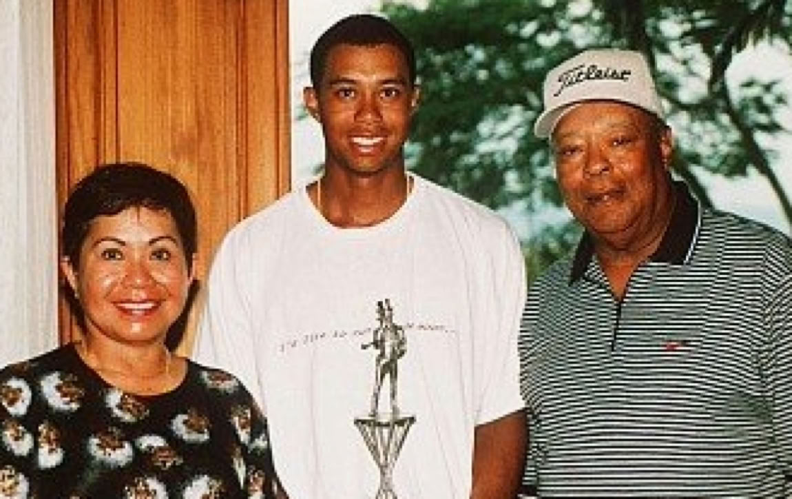 Tiger Woods and parents, cablinasian ethnicity