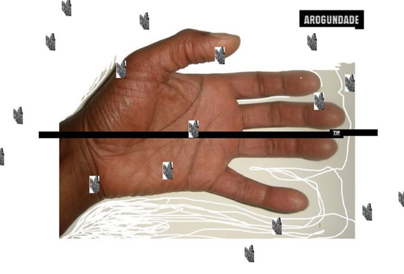 Ben Arogundade's creative signature self-portrait art design project photograph