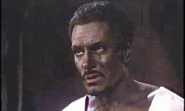 Laurence Olivier performance as Shakespeare's Othello in blackface