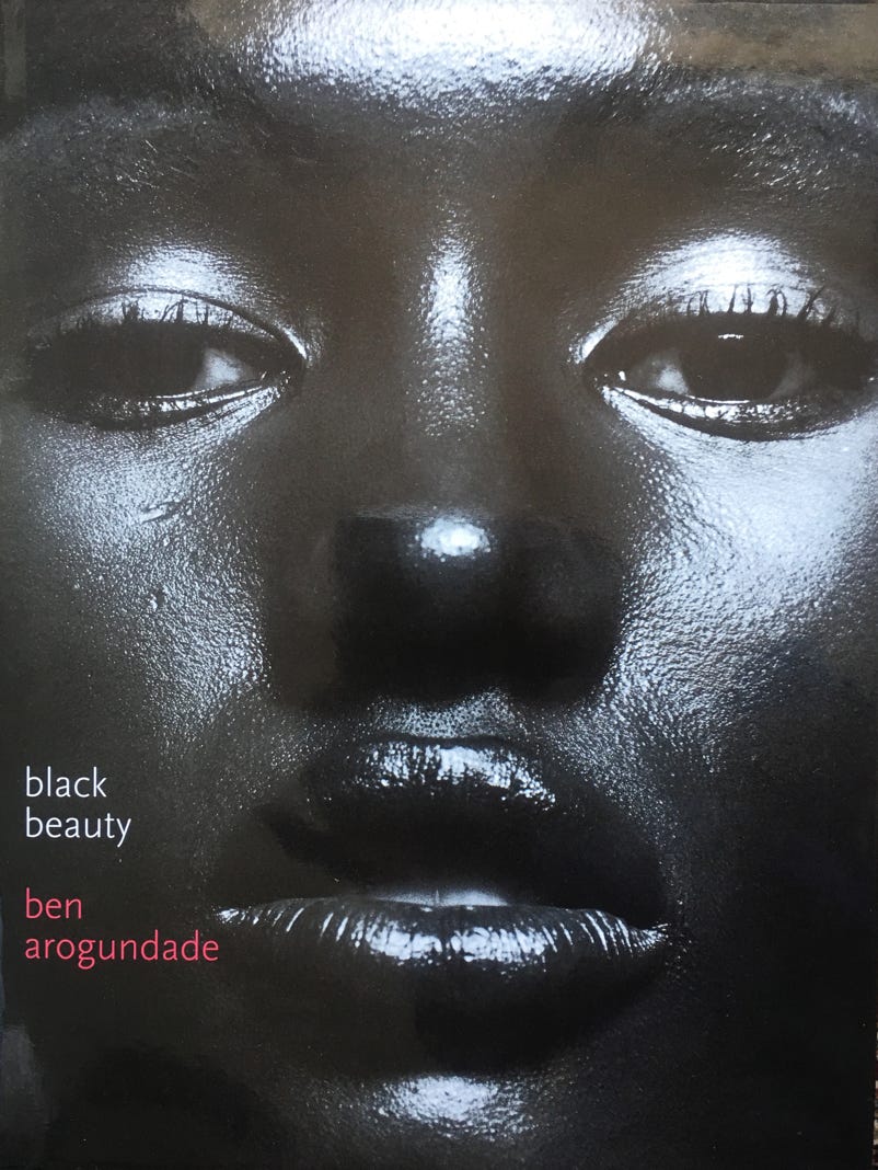 Black Beauty illustrated book cover, Grace Jones, by author Ben Arogundade