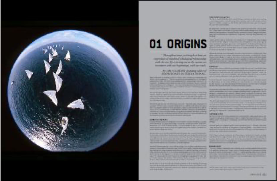 super yacht photo-book biography page spreads