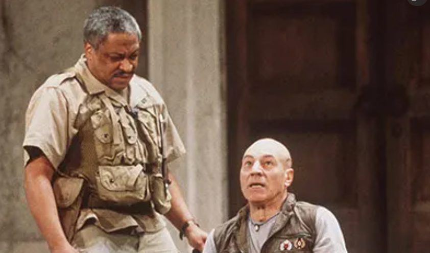 Sir Patrick Stewart Plays White Othello 1997 Theatre Production